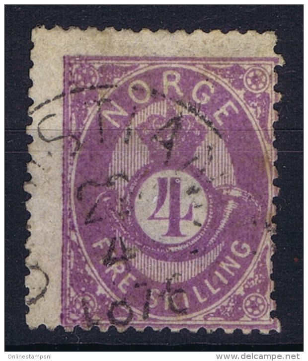 Norway: Mi  19 A Obl./Gestempelt/used   1870 - Usati