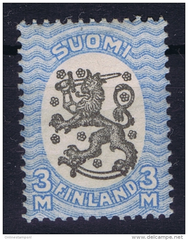 Finland: Mi 91 A  MH/* Flz/ Charniere 1917 - Neufs