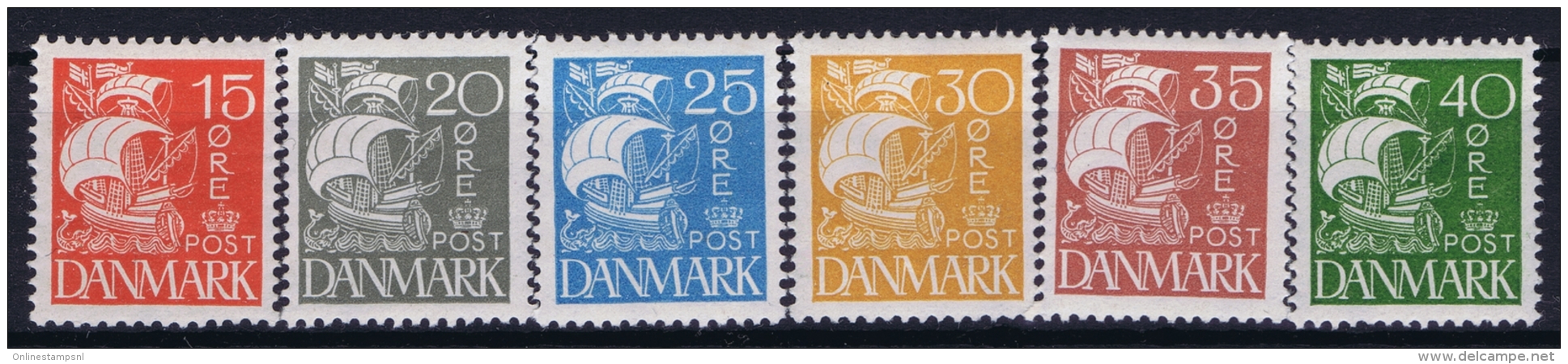 Denmark Mi  168 - 173 MH/* Flz/ Charniere 1927 - Ungebraucht