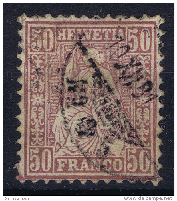 Switserland: Mi Nr 43 Obl./Gestempelt/used  1881 - Used Stamps