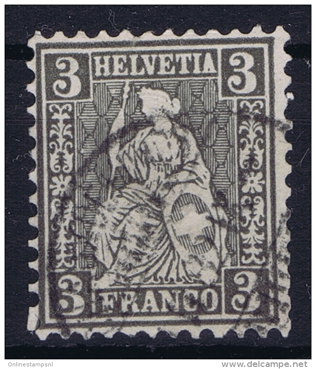 Switserland: Mi Nr 21 Obl./Gestempelt/used  1862 - Used Stamps
