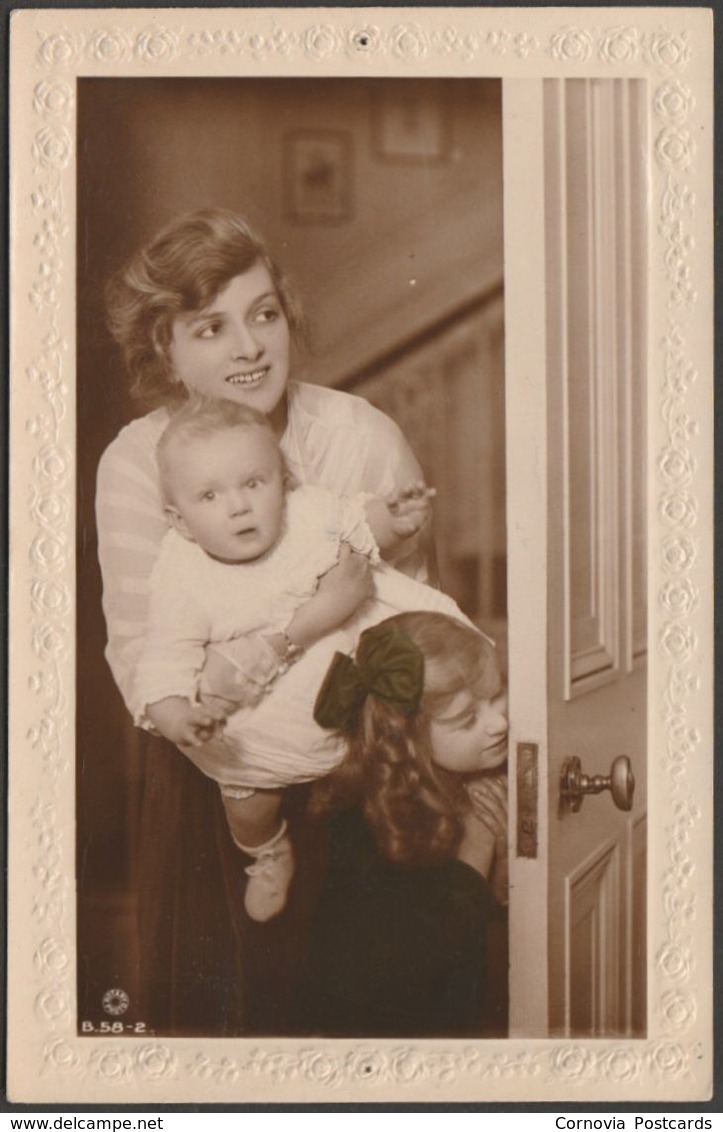 Actress Miss Gladys Cooper, Joan And Baby John, C.1916 - Rotary RP Postcard - Actors