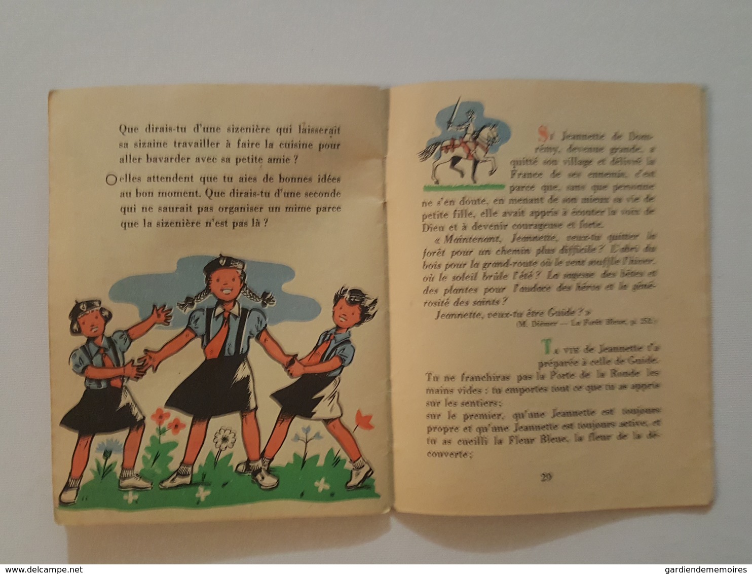 1954 Carnet de la Jeannette de Geneviève Bauer de Brienne la Vieille