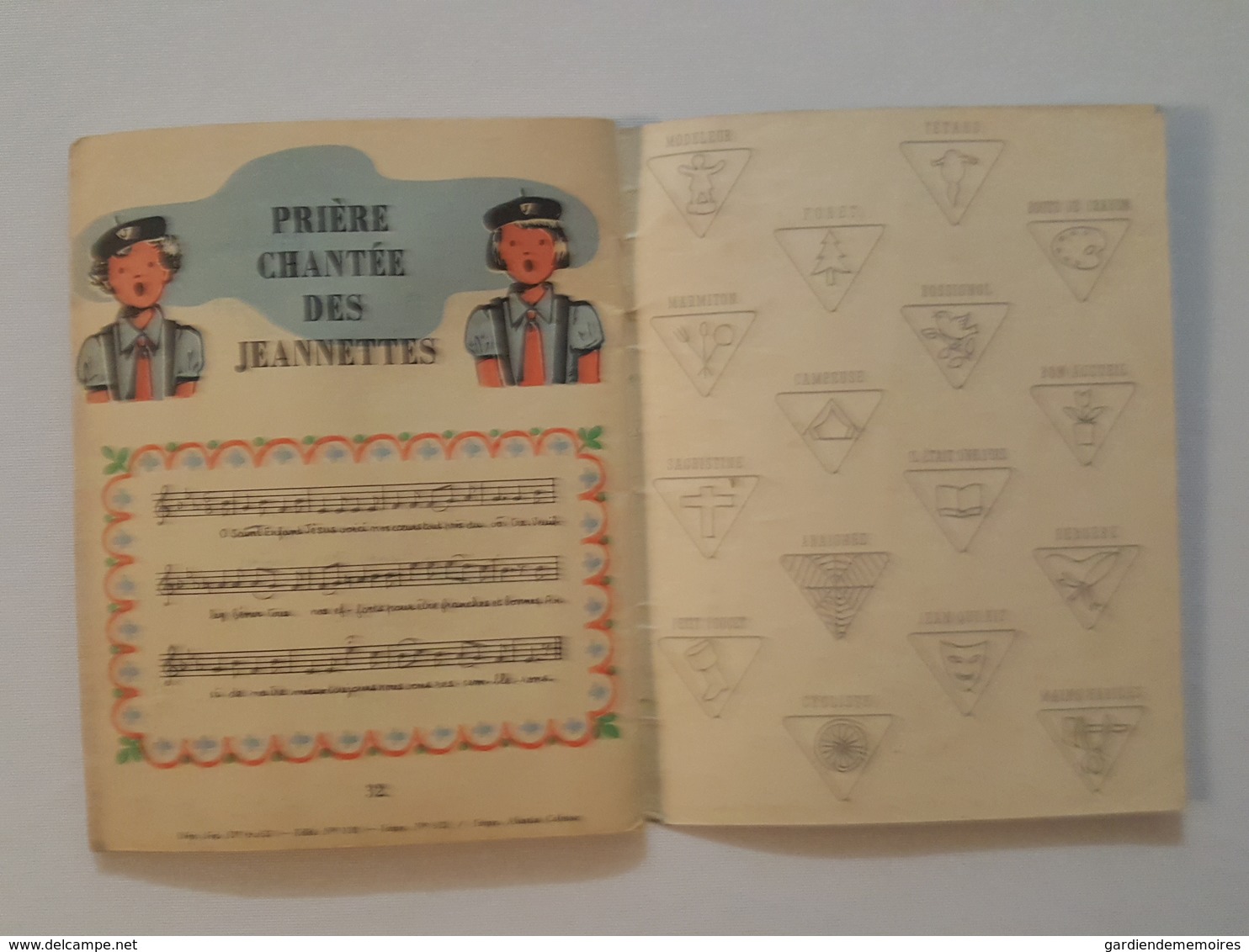 1954 Carnet de la Jeannette de Geneviève Bauer de Brienne la Vieille