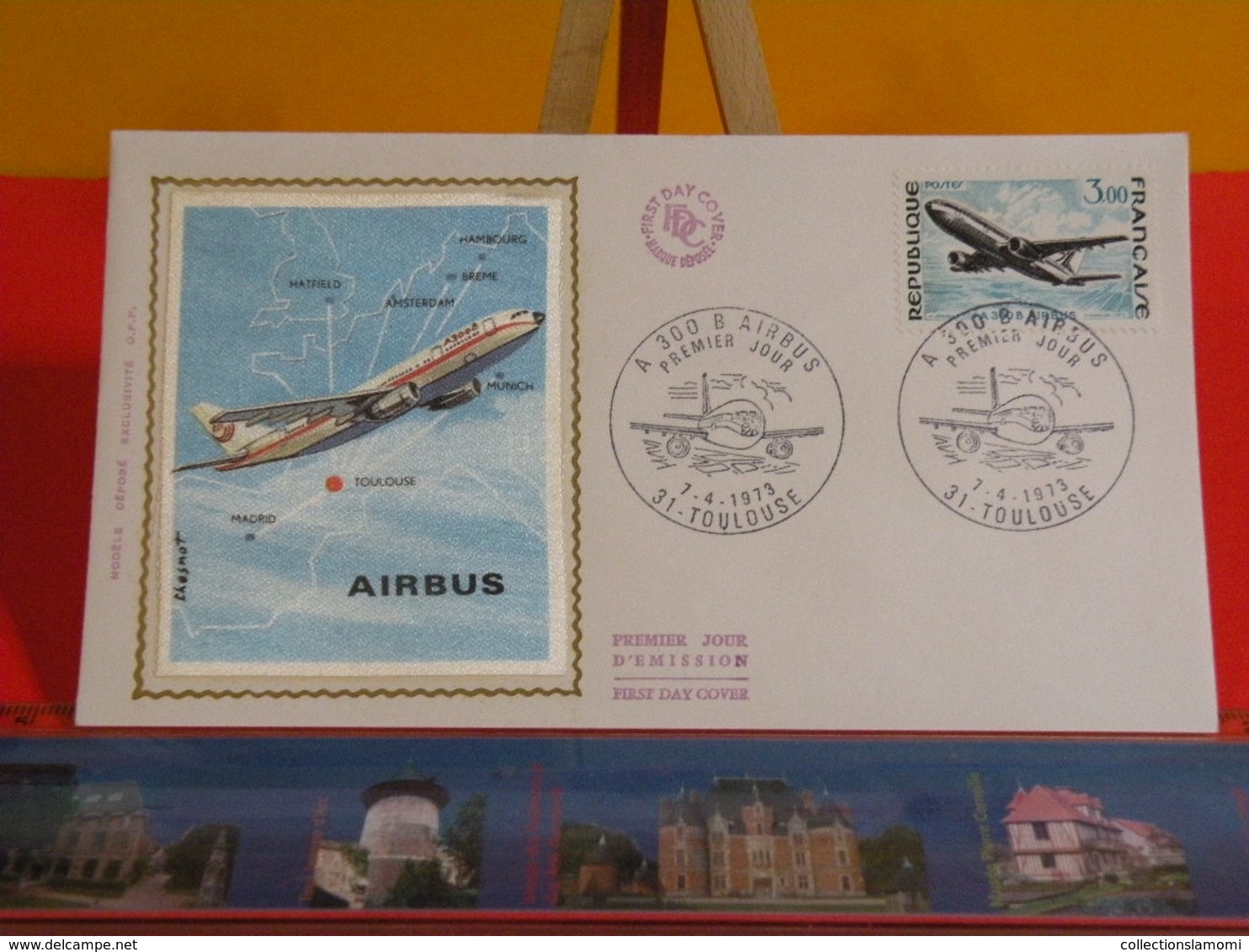 FDC > Avion AIRBUS A 300 B > (31) Toulouse > 7.4.1973 > 1er Jour Coté 12 € - 1970-1979