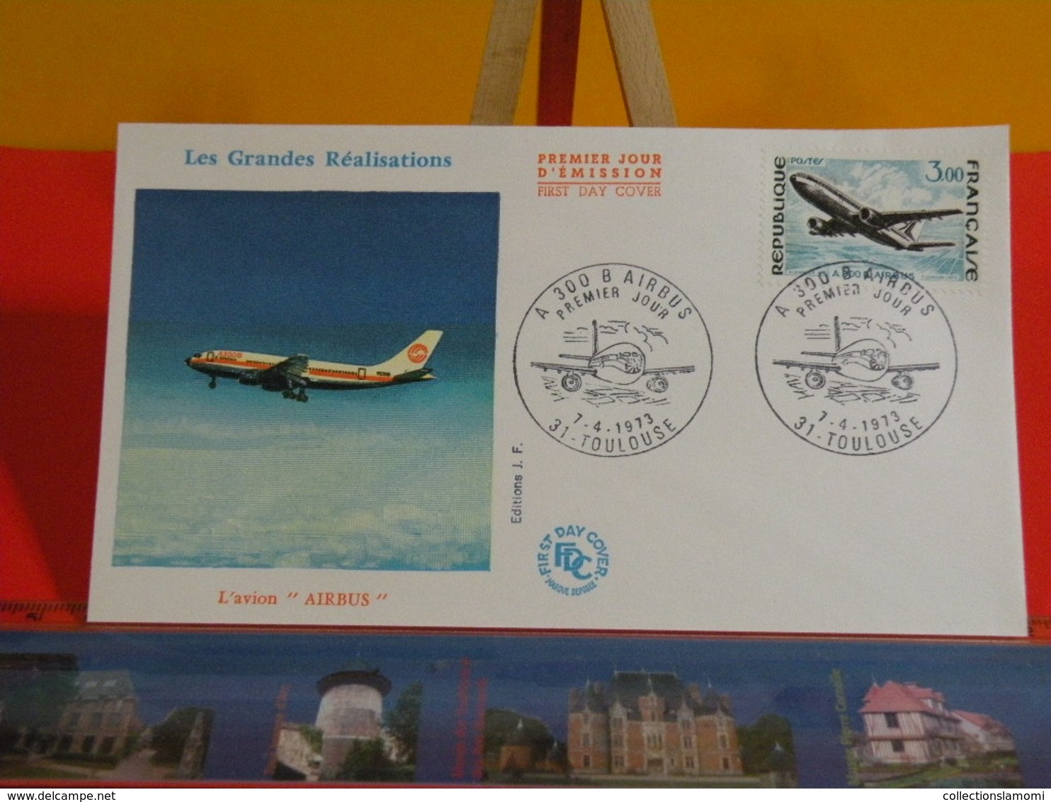 FDC > L'Avion AIRBUS A 300 B > (31) Toulouse > 7.4.1973 > 1er Jour Coté 12 € - 1970-1979