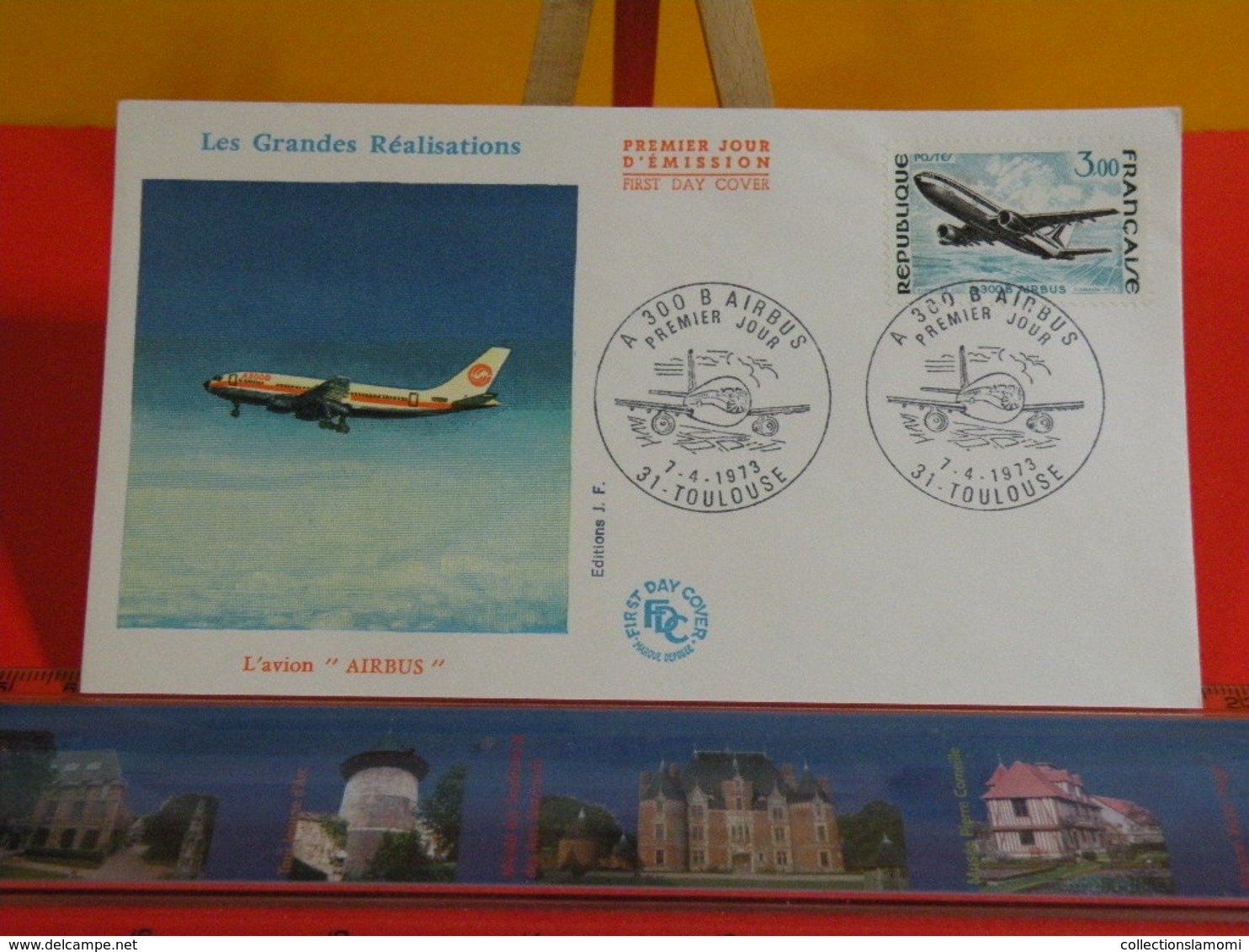 FDC > L'Avion AIRBUS A 300 B > (31) Toulouse > 7.4.1973 > 1er Jour Coté 12 € - 1970-1979