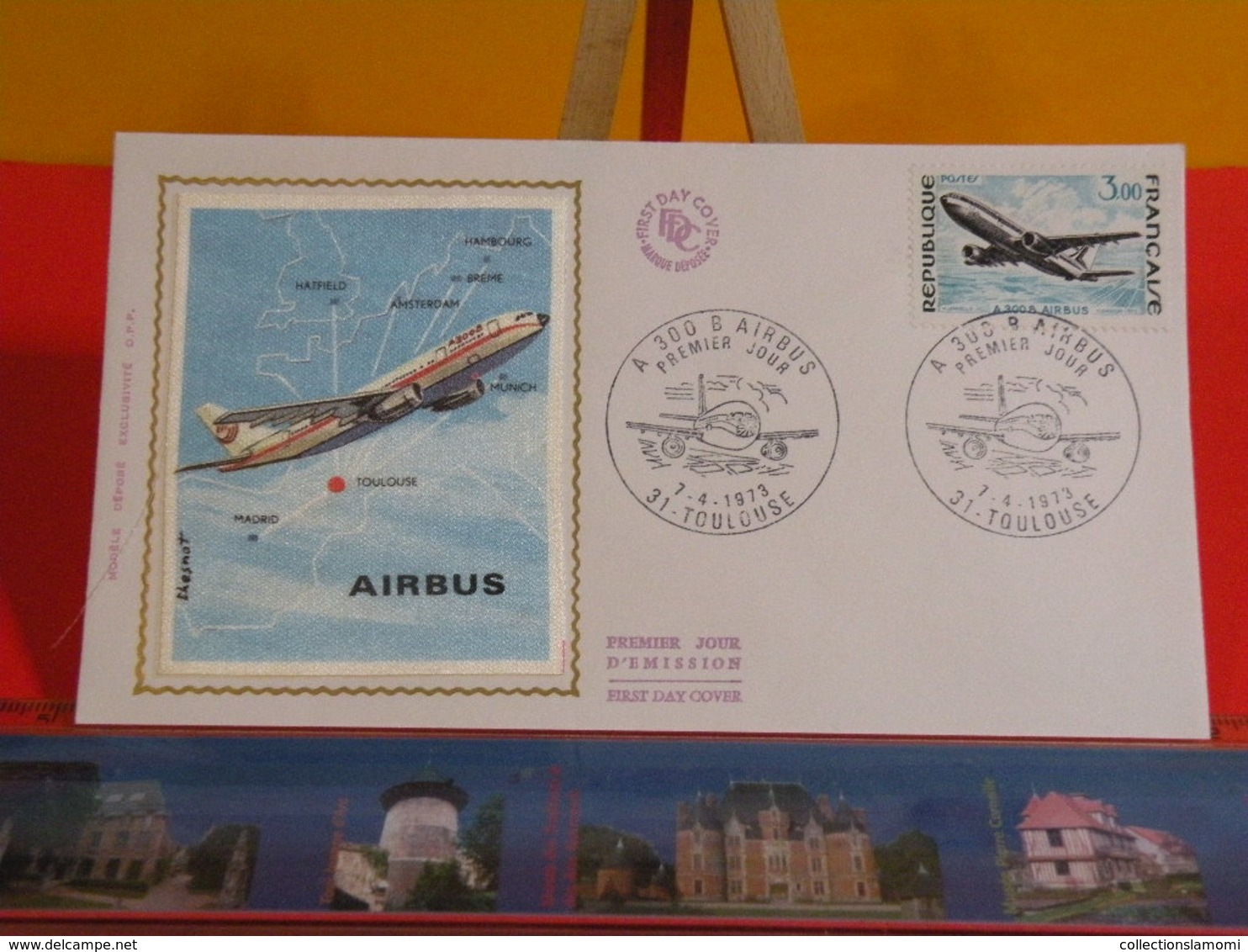 FDC > L'Avion AIRBUS A 300 B > (31) Toulouse > 7.4.1973 > 1er Jour Coté 12 € - 1970-1979