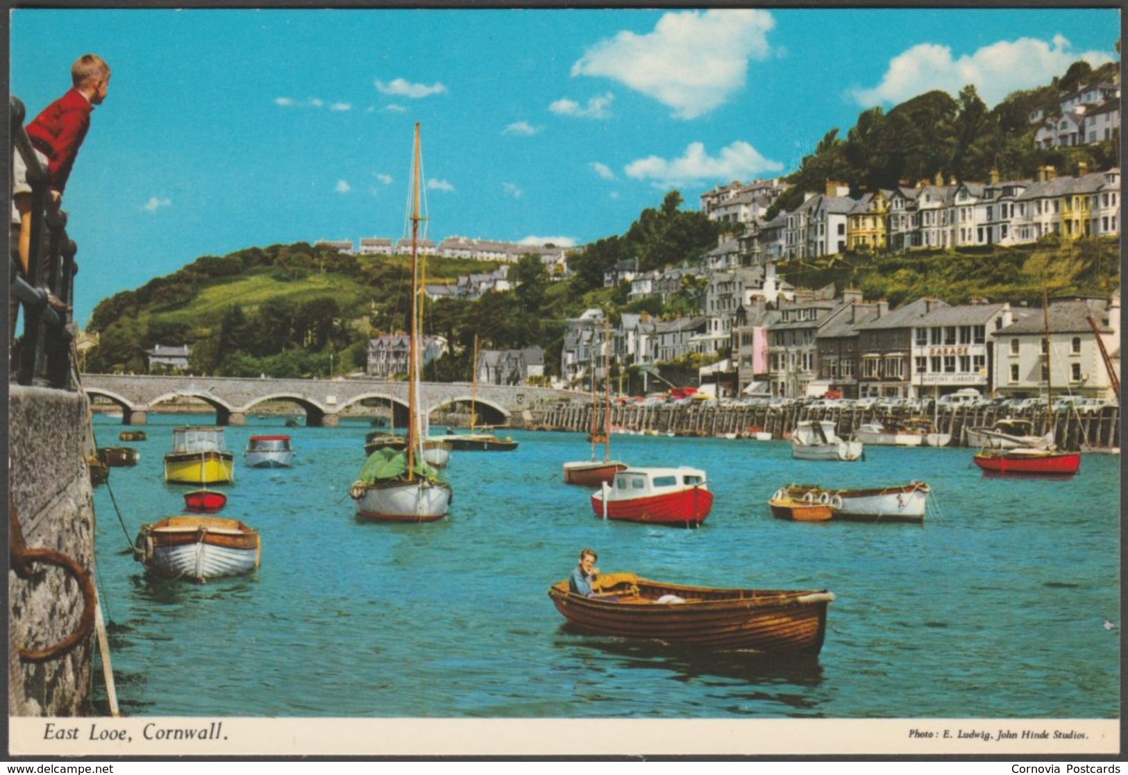 East Looe, Cornwall, C.1970s - John Hinde Postcard - Andere & Zonder Classificatie