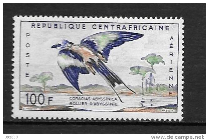 PA - 1960 - N° 1**MNH - Oiseau - Rollier D'Abyssini - Centrafricaine (République)