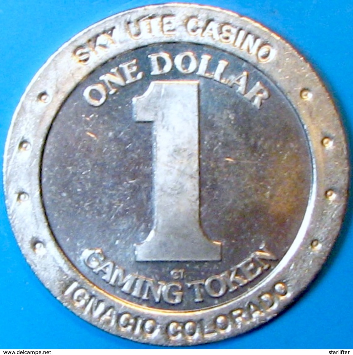 $1 Casino Token. Sky Ute, Ignacio, CO. J67. - Casino