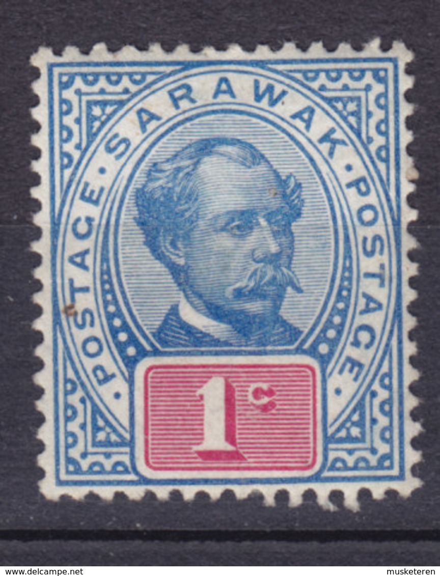 Sarawak 1901 Mi. 34    1c. Sir Charles J. Brooke, MNG (*) - Sarawak (...-1963)