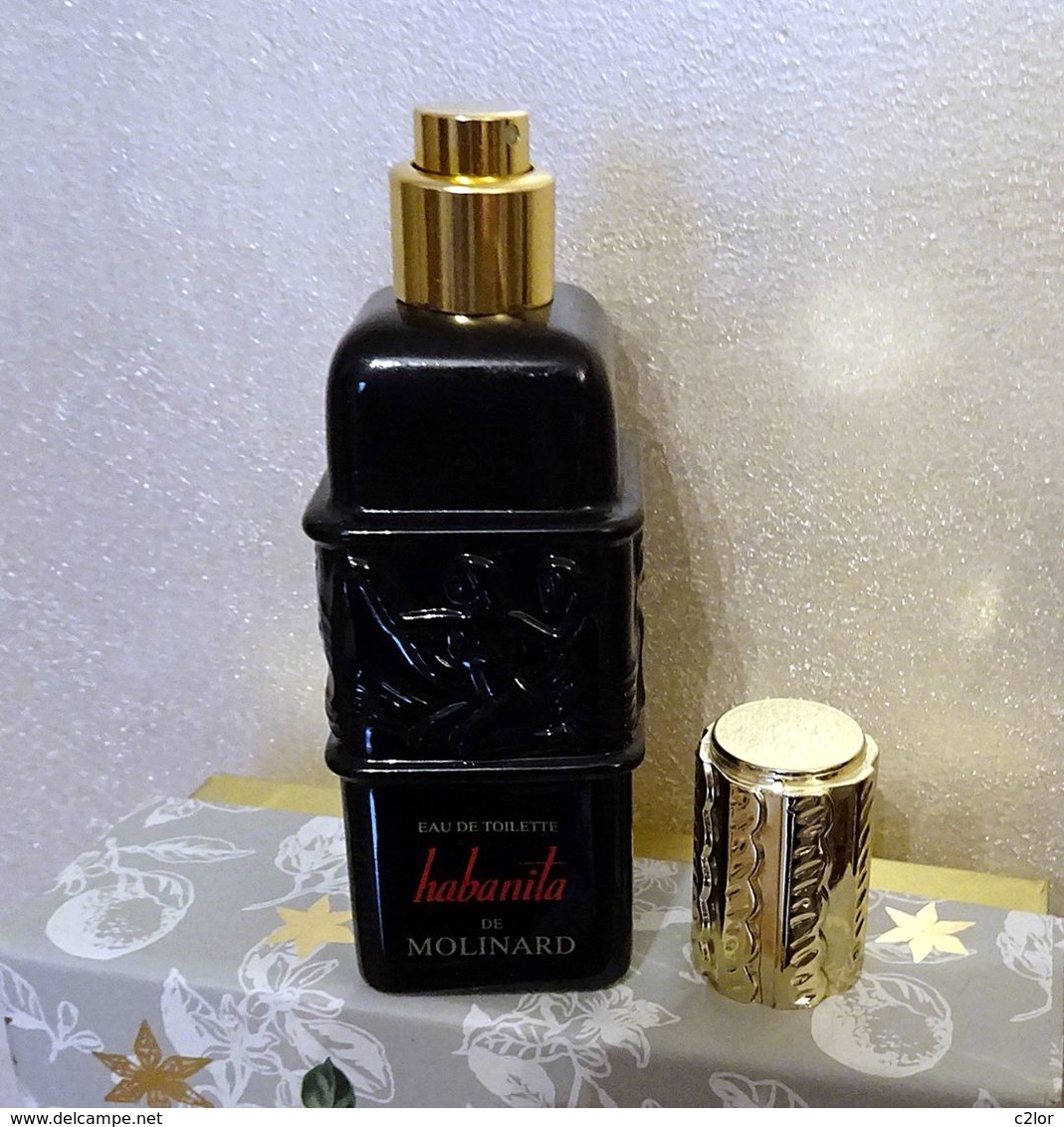 Ancien Flacon Vaporisateur "Habanita " De MOLINARD  100 Ml   VIDE Pour Collection - Flacons (vides)