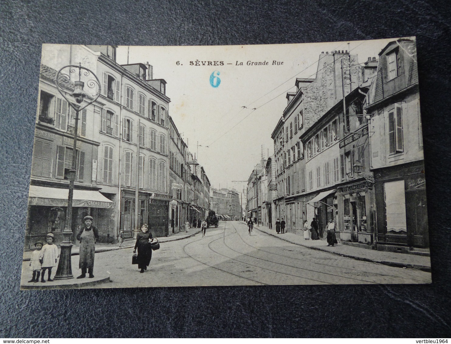 Cpa  92 Sèvres  La Grande Rue - Sonstige & Ohne Zuordnung