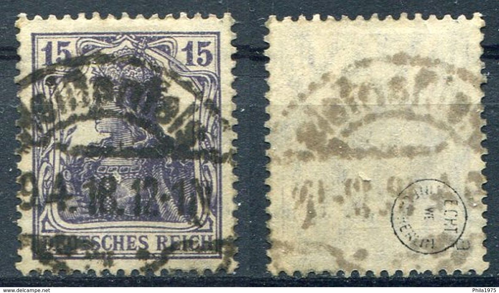 Deutsches Reich Michel-Nr. 101a Vollstempel - Geprüft - Gebraucht