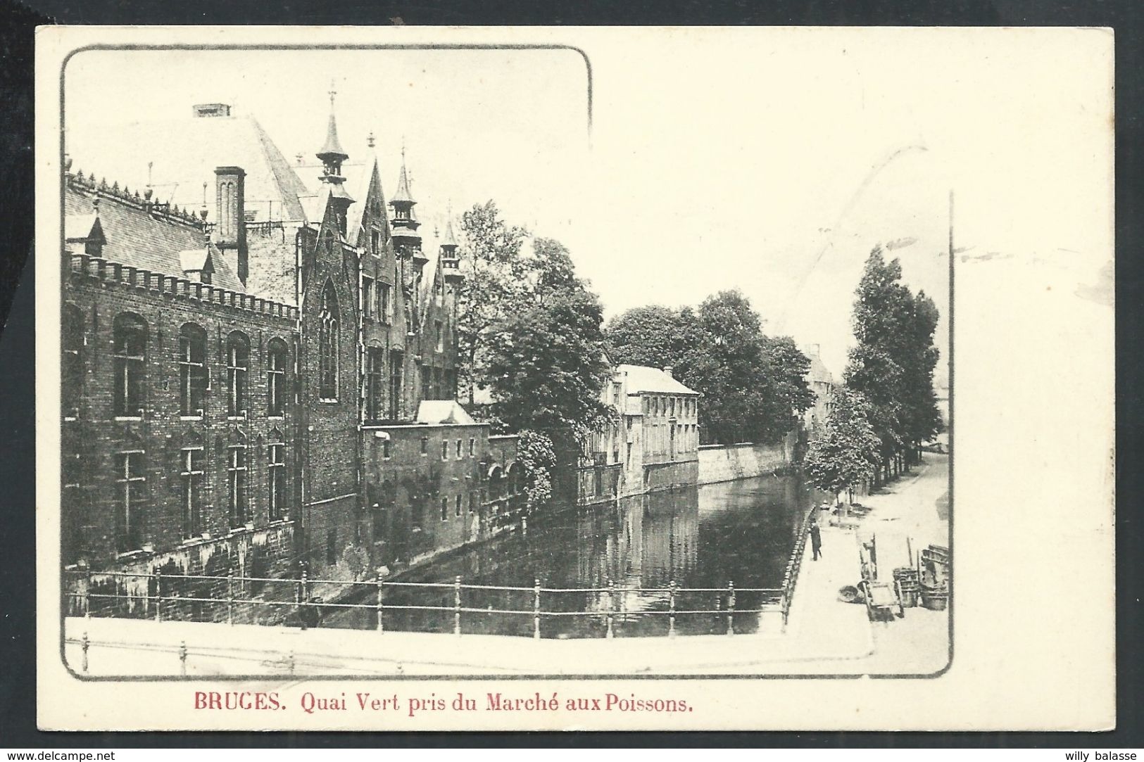 +++ CPA - BRUGGE  BRUGES - Quai Vert Pris Du Marché Aux Poissons   // - Brugge