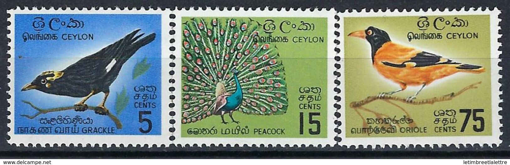 ⭐ Colonie Anglaise - Ceylan - YT N° 358 à 360 ** - Neuf Sans Charnière ⭐ - Ceylon (...-1947)