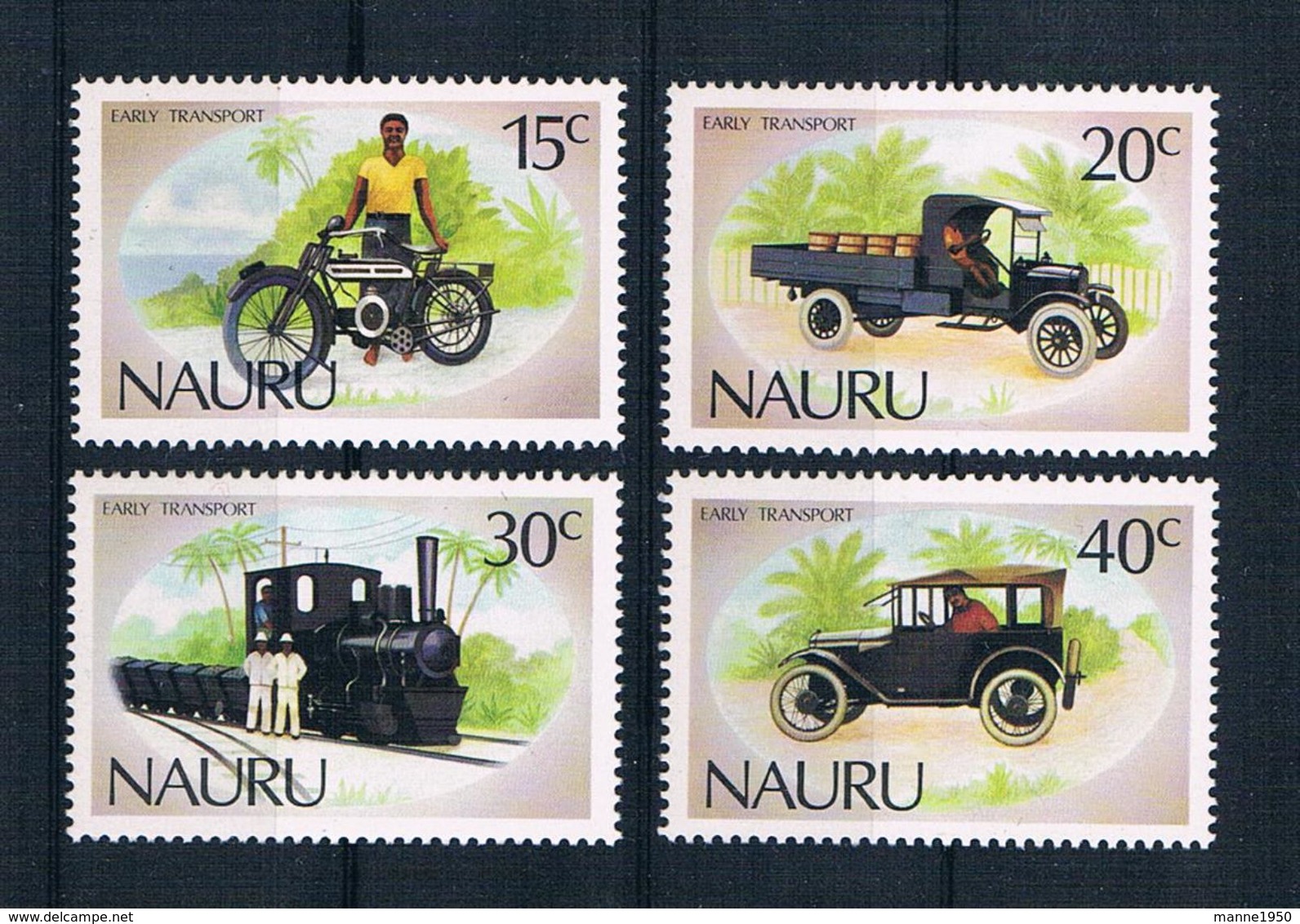 Nauru 1986 Transport Mi.Nr. 316/19 Kpl. Satz ** - Nauru