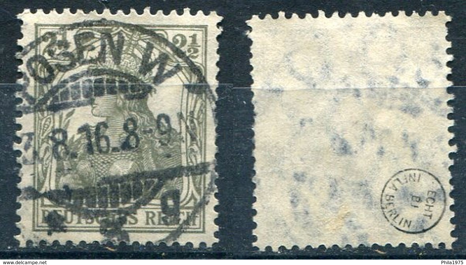 Deutsches Reich Michel-Nr. 98 Vollstempel - Geprüft - Gebraucht