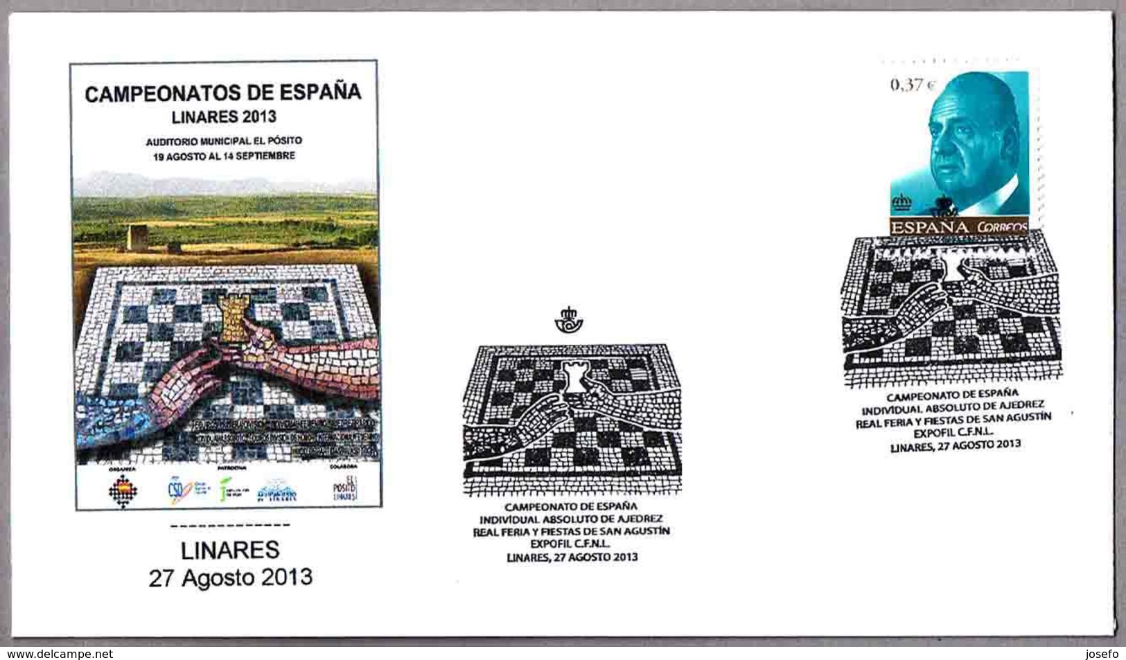 CAMPEONATO DE ESPAÑA DE AJEDREZ - Spain Chess Championship. Linares, Jaen, Andalucia, 2013 - Schaken