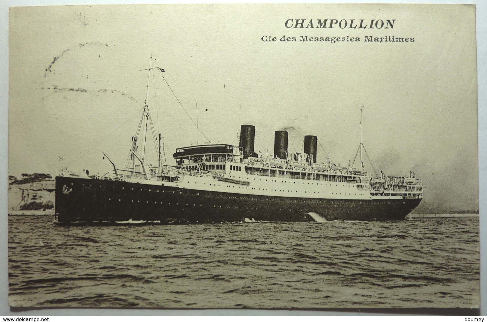 CHAMPOLLION - Cie DES MESSAGERIES MARITIMES - Steamers