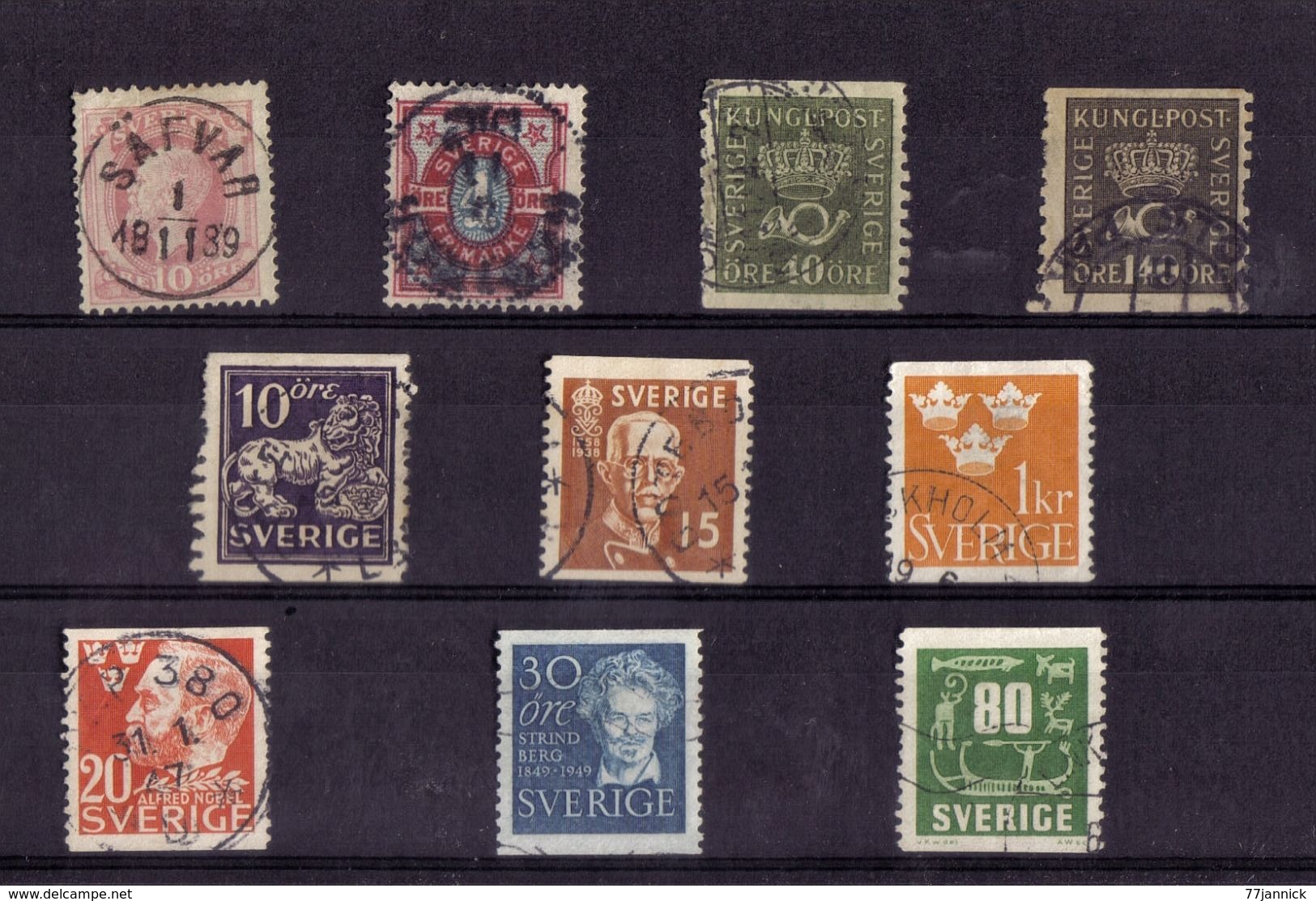 LOT DE TIMBRES OBLITERE - Collections