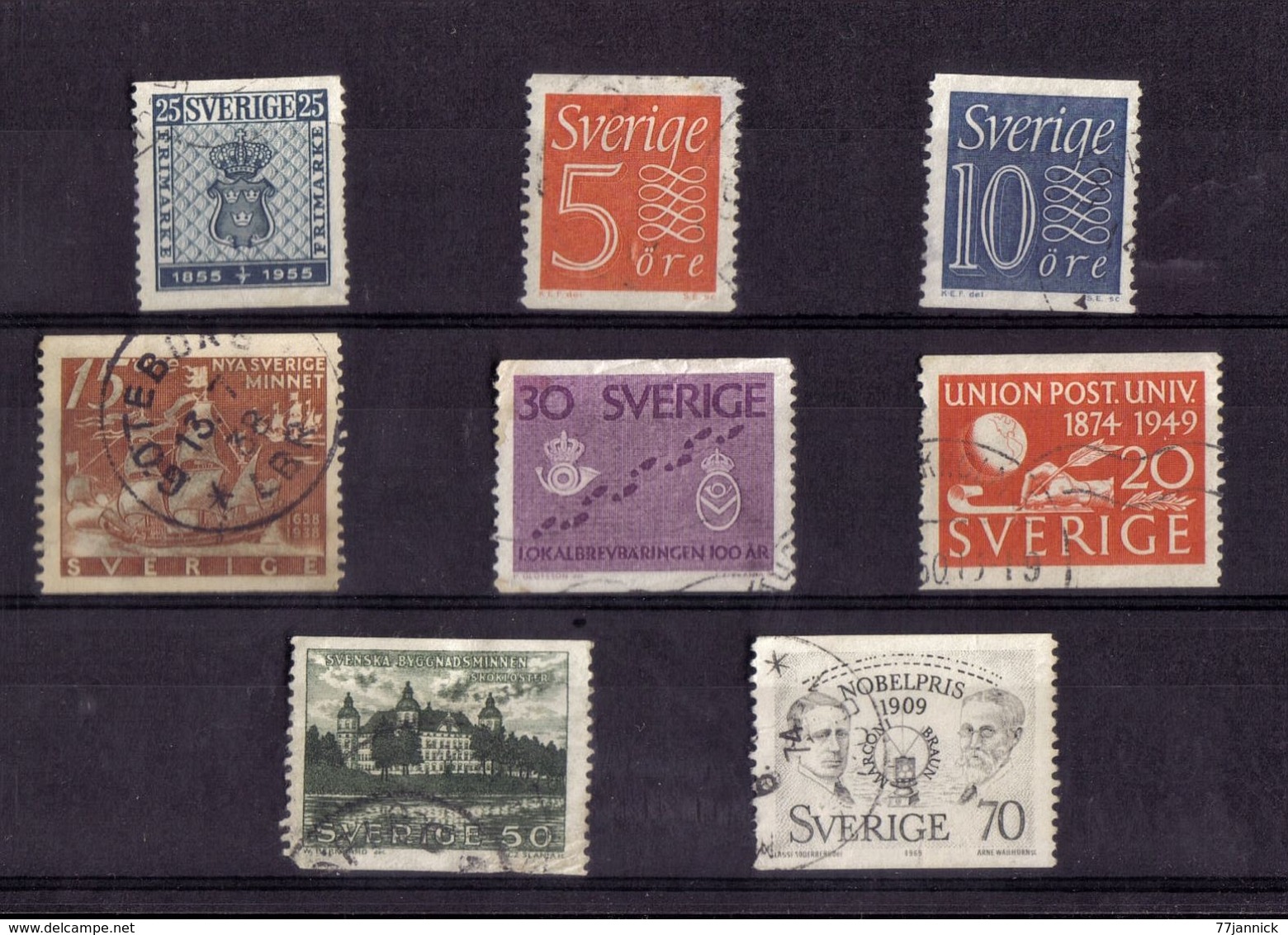 LOT DE TIMBRES OBLITERE - Collections