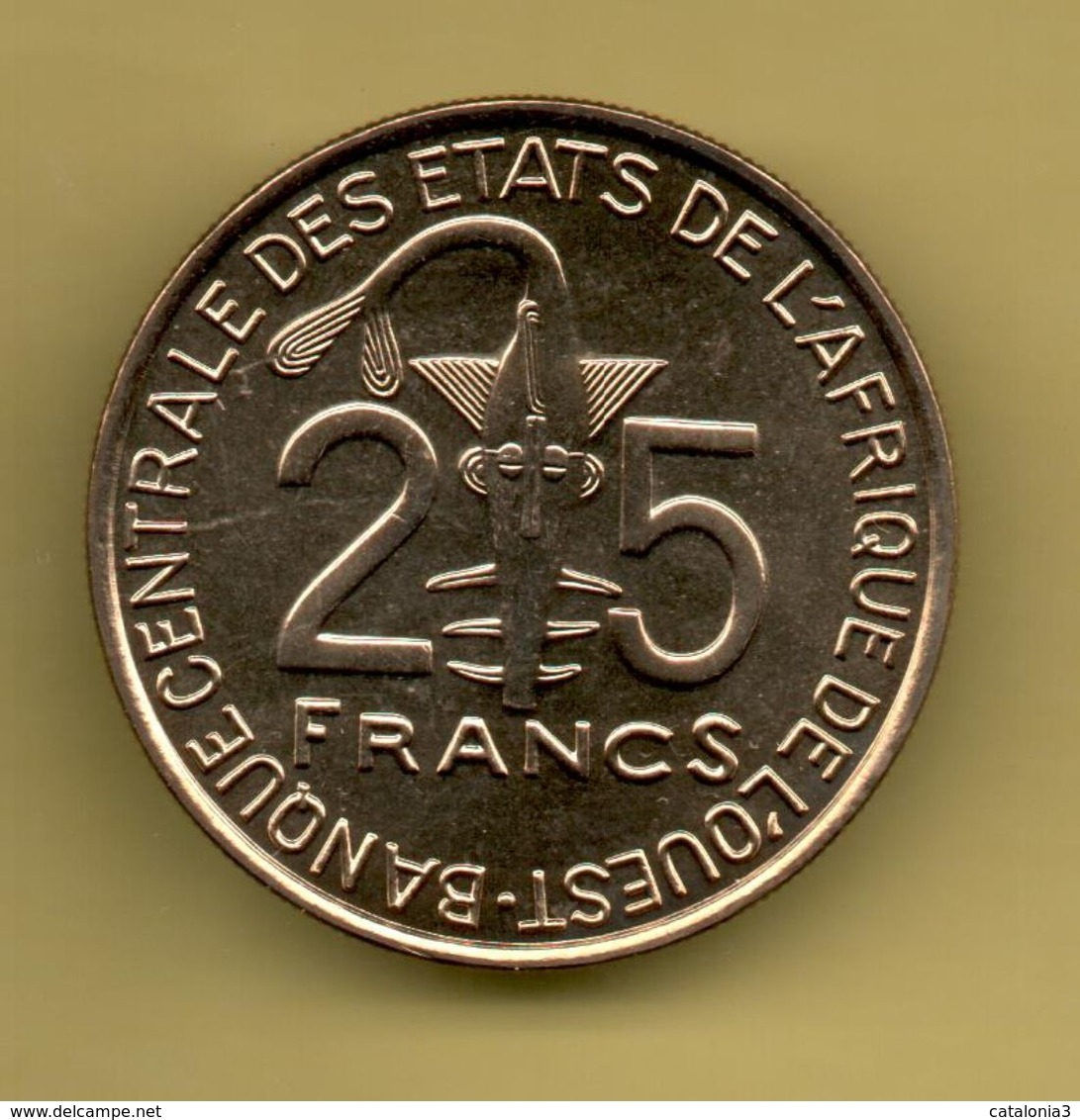 WEST AFRICAN STATES 25 FRANCS 2009 KM9 FAO - Colonia Británica