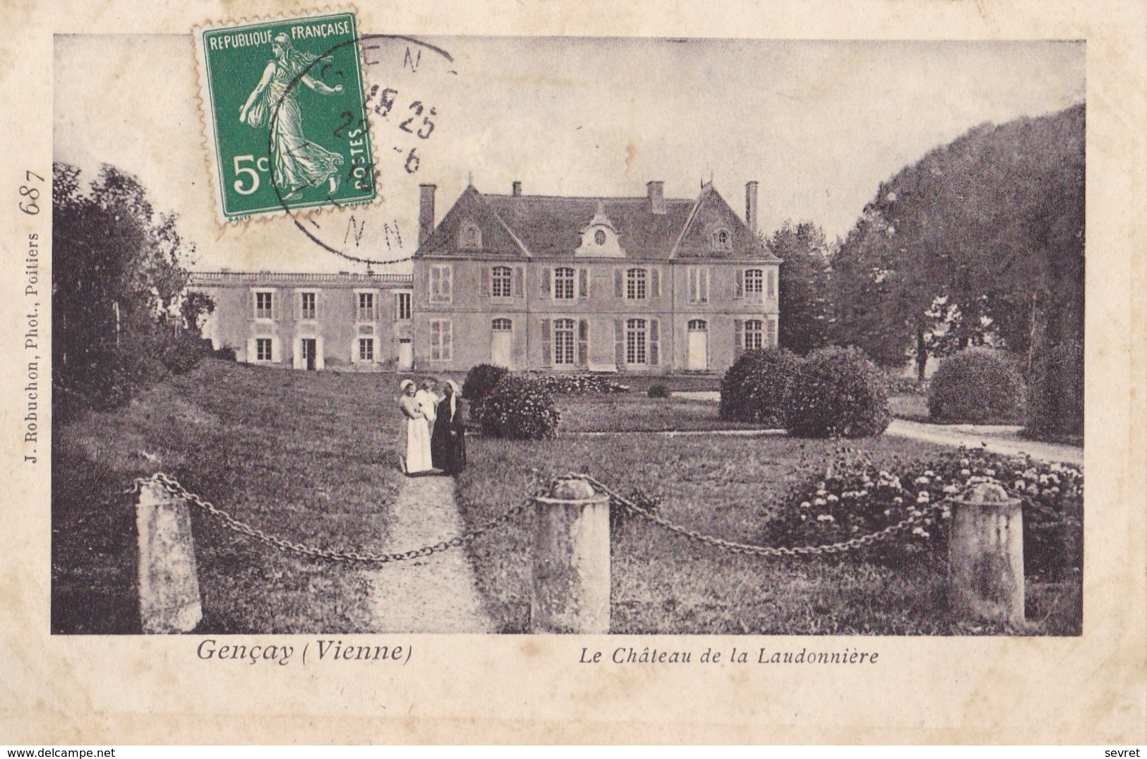 GENCAY. - Le Château De La Laudonnière - Gencay