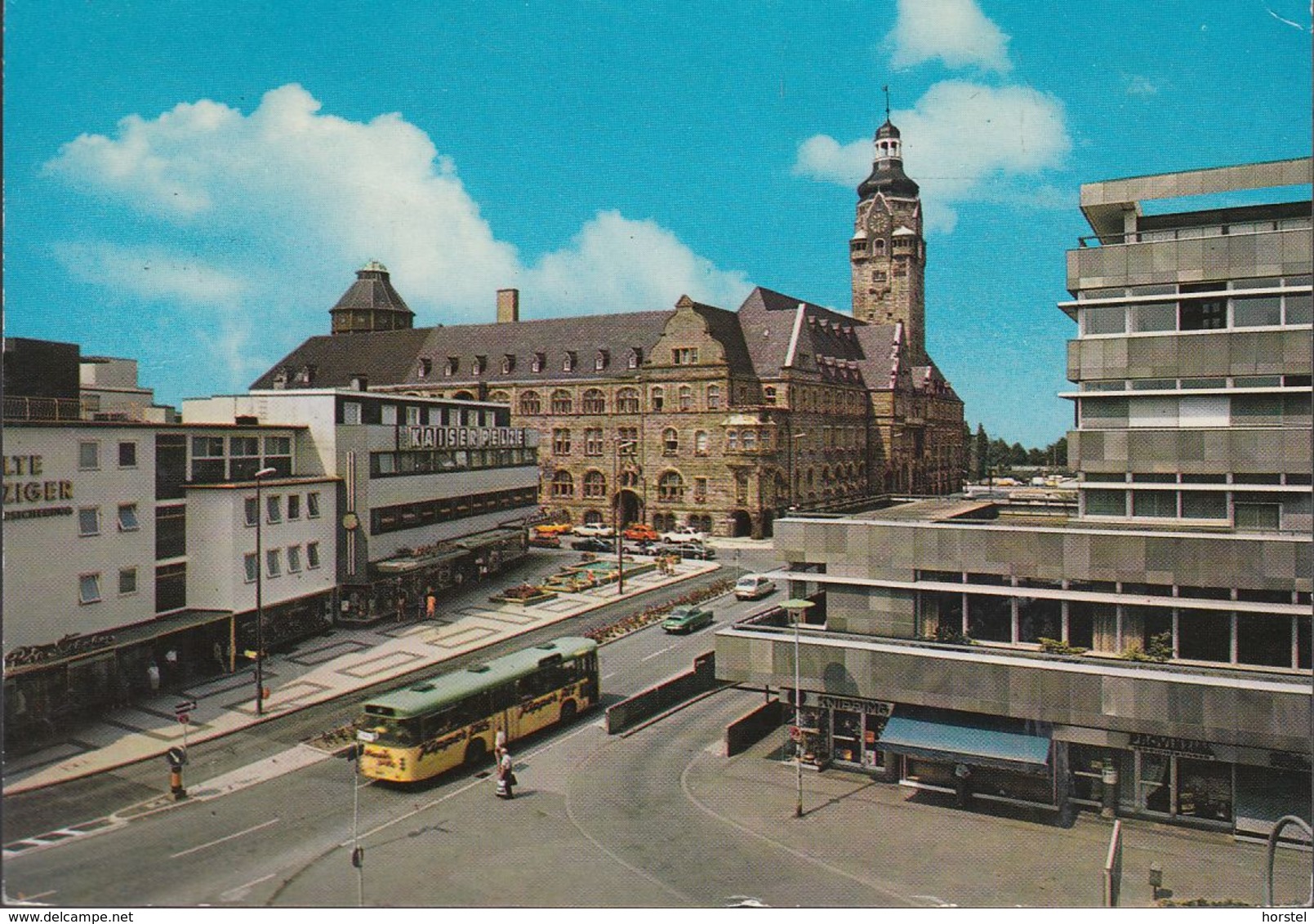 D-42853 Remscheid - Rathaus Und Fastenrath Straße - Cars - Porsche 911 -  Bus - Nice Stamp - Remscheid