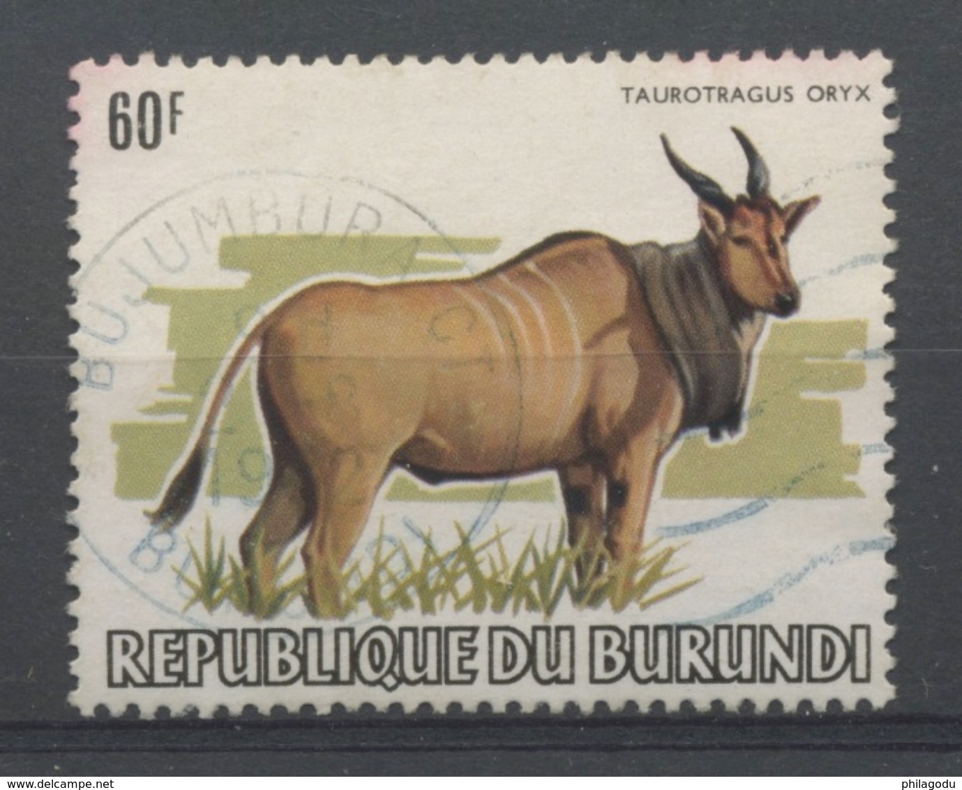 1982  Animaux  6F  Taurotragus Oryx    Hors D'une Série Cotée 700,-E - Oblitérés