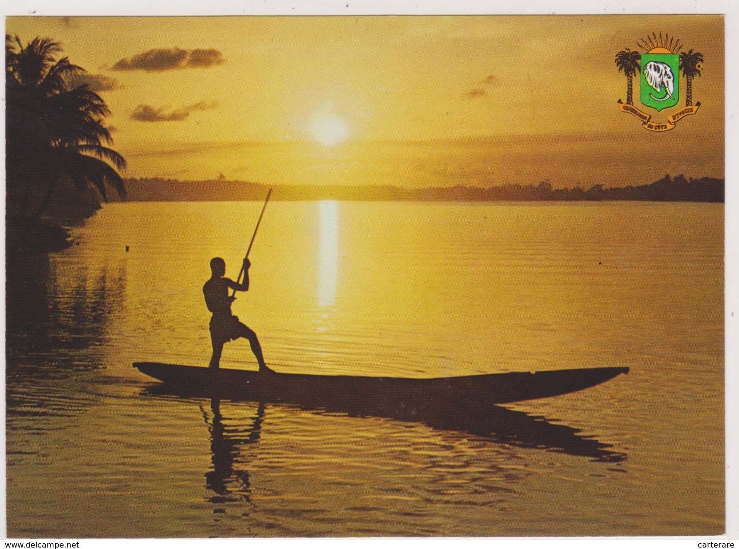 Afrique,ouest,francophone,cote D'ivoire,PASSEUR,METIER,PIROGUE,EDITEUR D'ABIDJAN - Elfenbeinküste