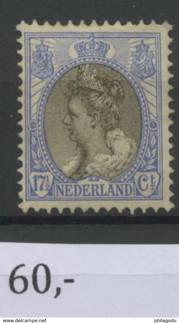 Yv.  56   17,5c Neuf Avec Charnière  Met Plakker   Yv. 60,-Euros - Ungebraucht