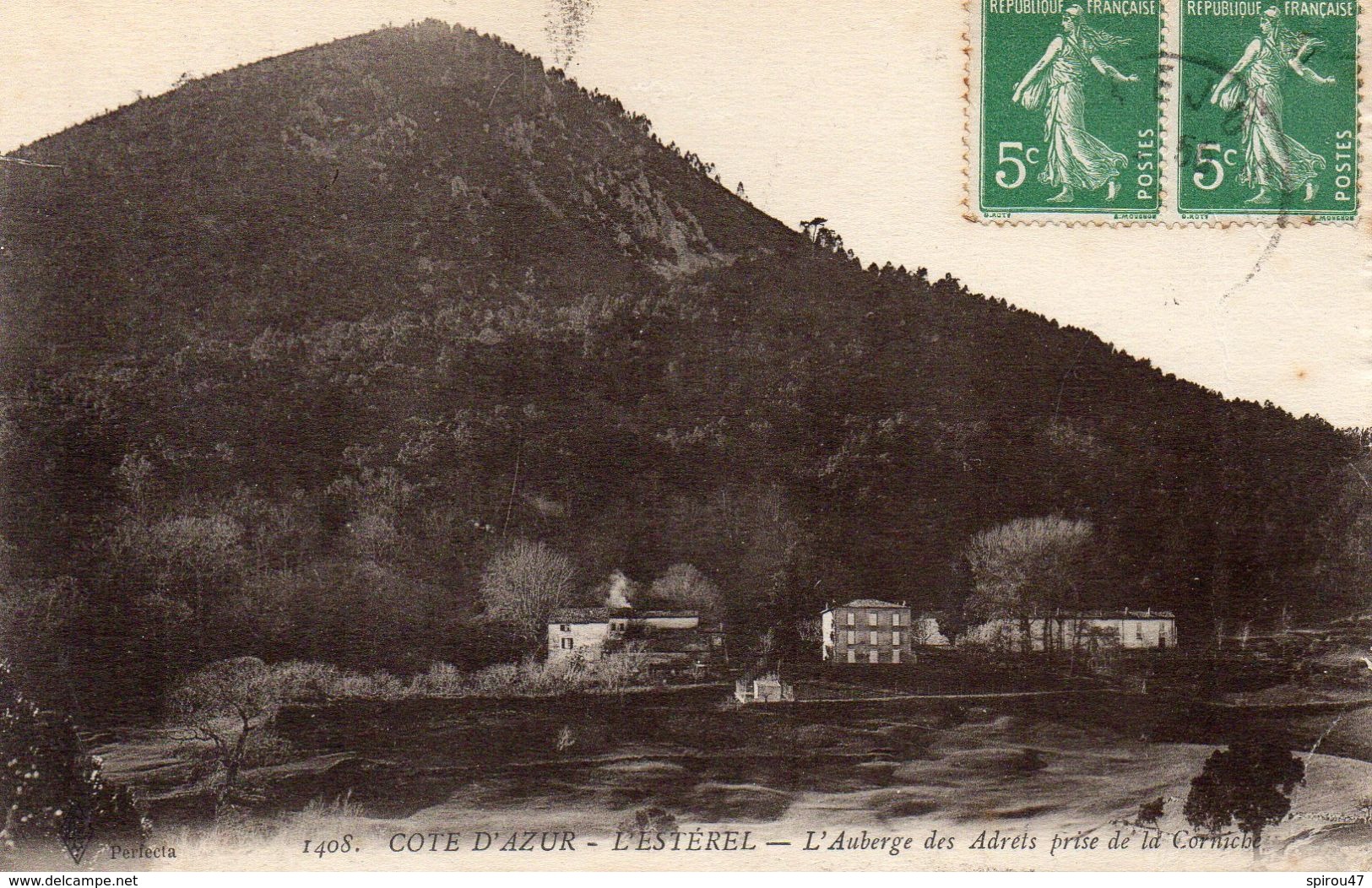 CPA L'ESTEREL - L'AUBERGE DES ADRETS PRISE DE LA CORNICHE - Autres & Non Classés