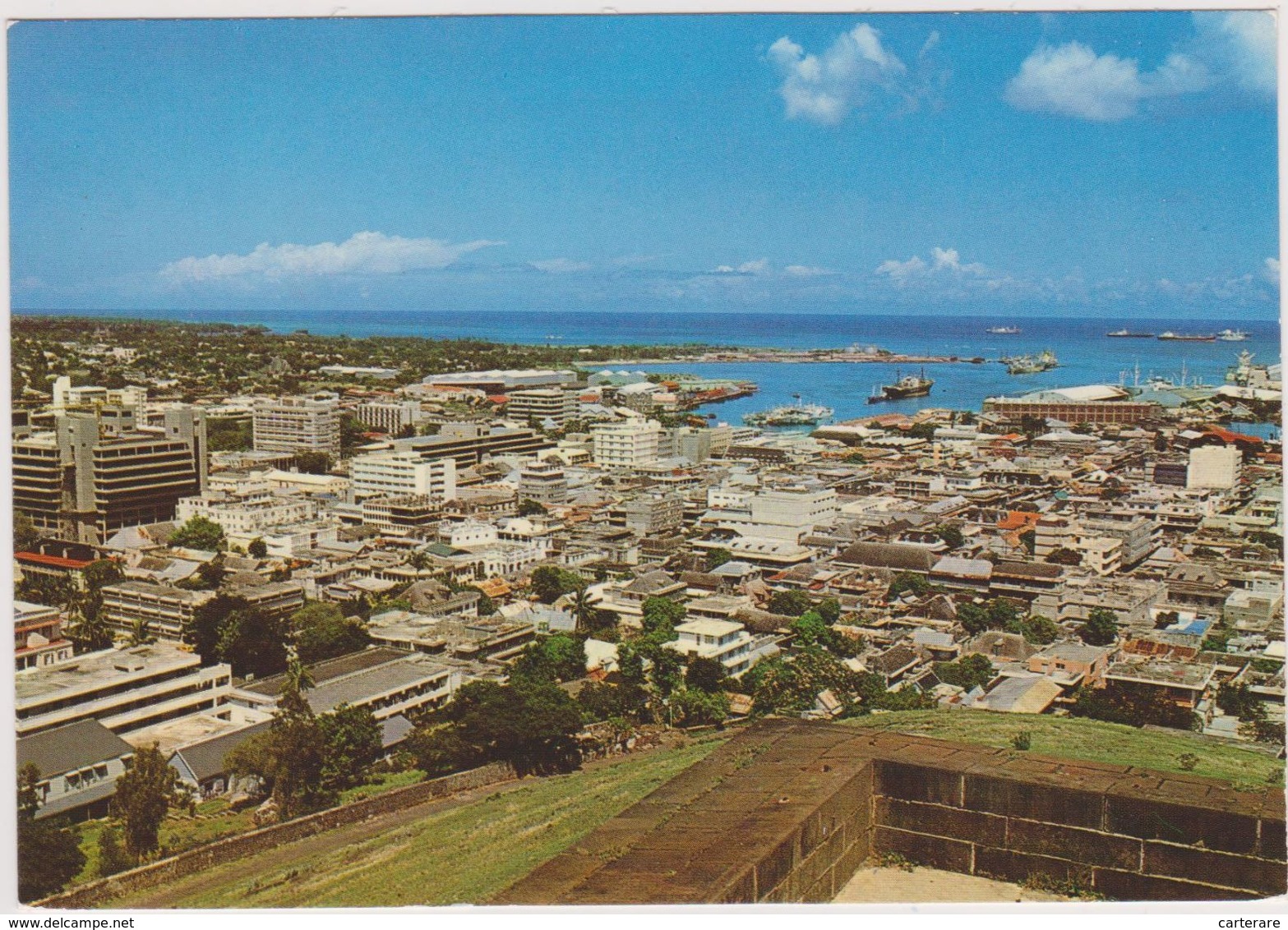 Ile Maurice,océan Indien,MAURITIUS,PORT LOUIS,VUE AERIENNE - Maurice