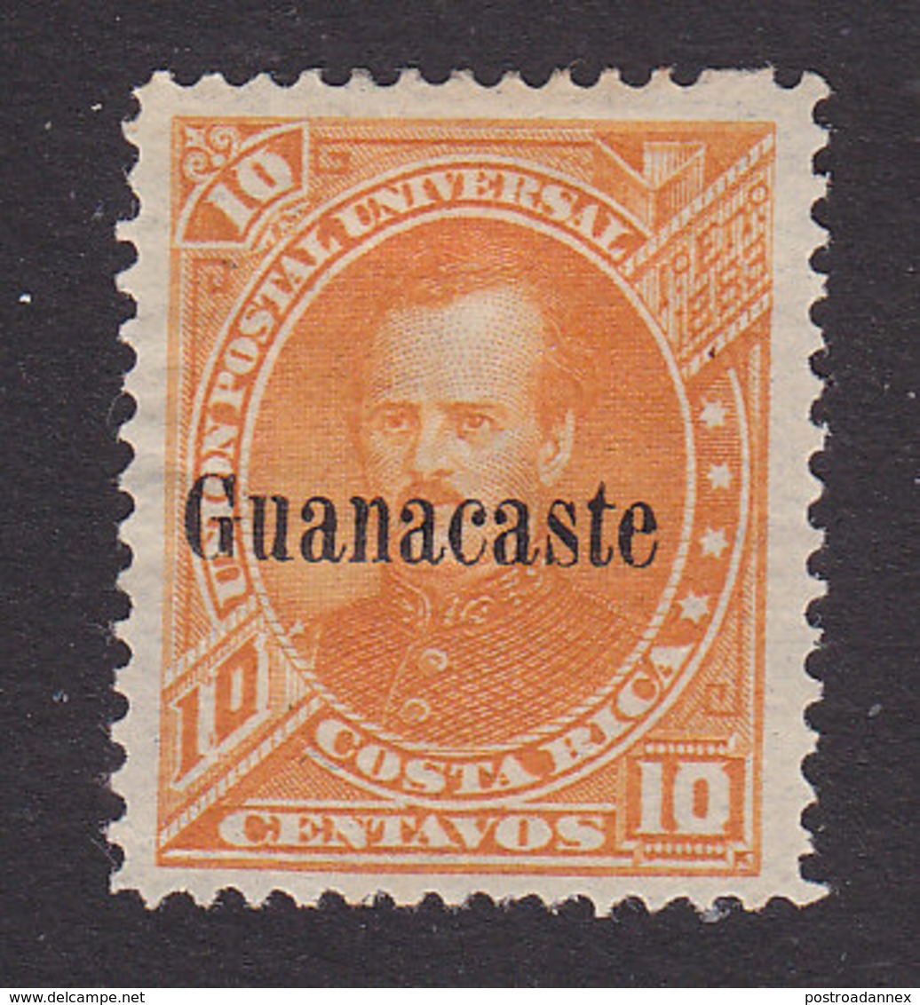 Costa Rica, Guanacaste, Scott #3, Mint No Gum, Fernandez Overprinted, Issued 1885 - Costa Rica