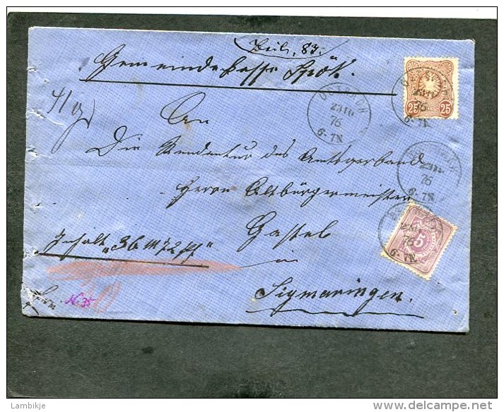 Deutsches Reich Brief 1876 - Sonstige & Ohne Zuordnung