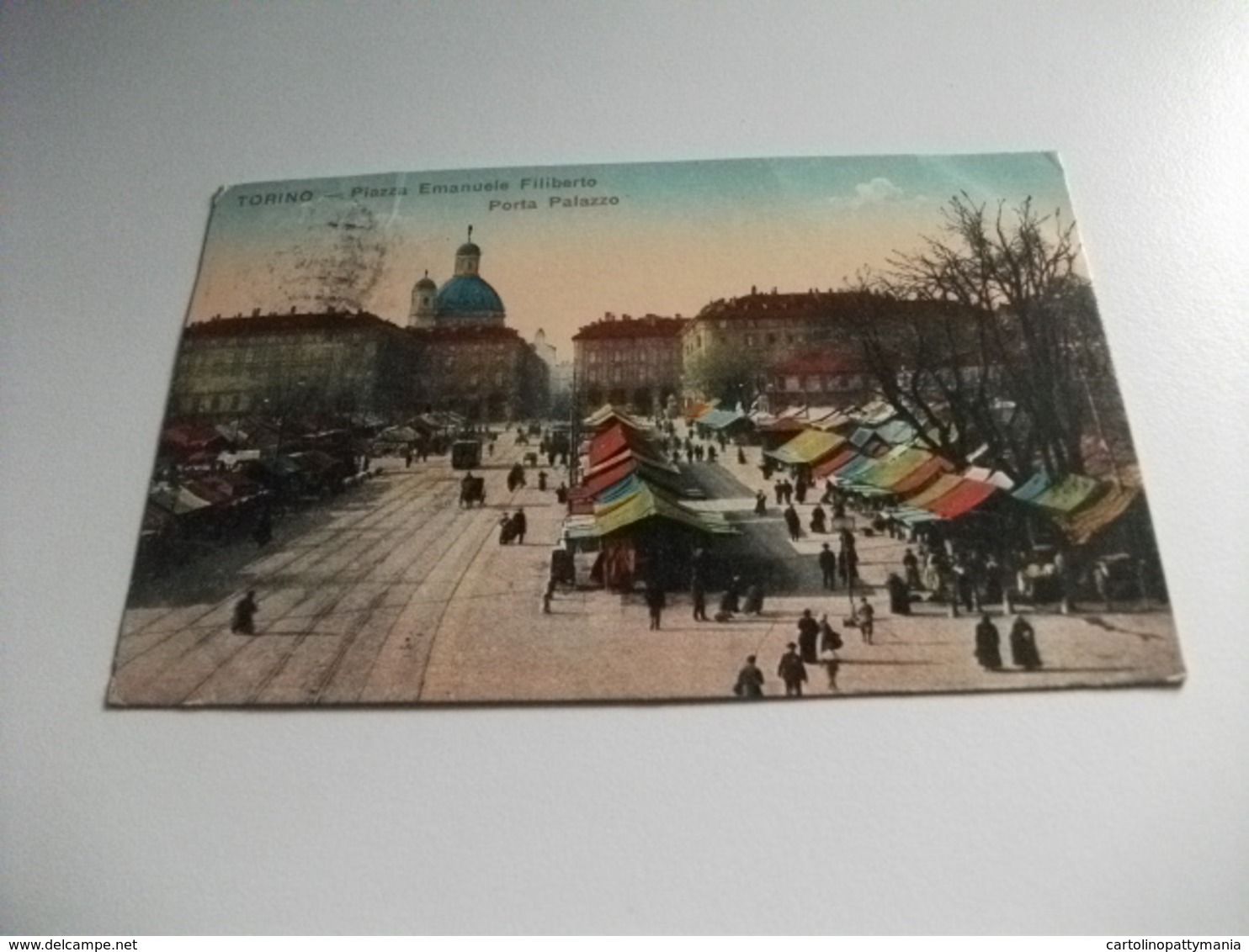 PICCOLO FORMATO  MERCATO MARKET TORINO PIAZZA EMANUELE FILIBERTO PORTA PALAZZO - Mercanti