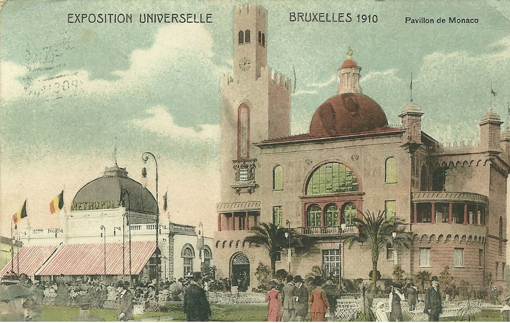 Bruxelles Exposition Universelle Bruxelles 1910 Pavillon De Monaco - Brussel (Stad)