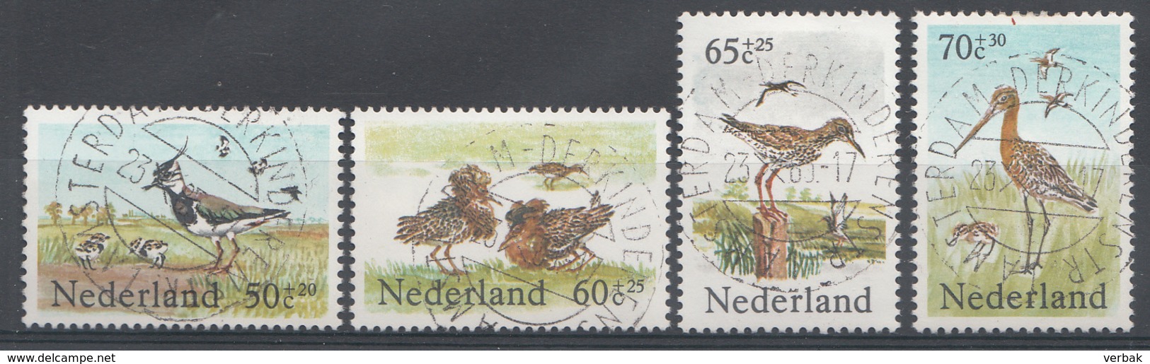 Pays-Bas 1984  Mi.nr: 1246-1249 Vogel Sommermarken  Oblitérés / Used / Gestempeld - Gebruikt