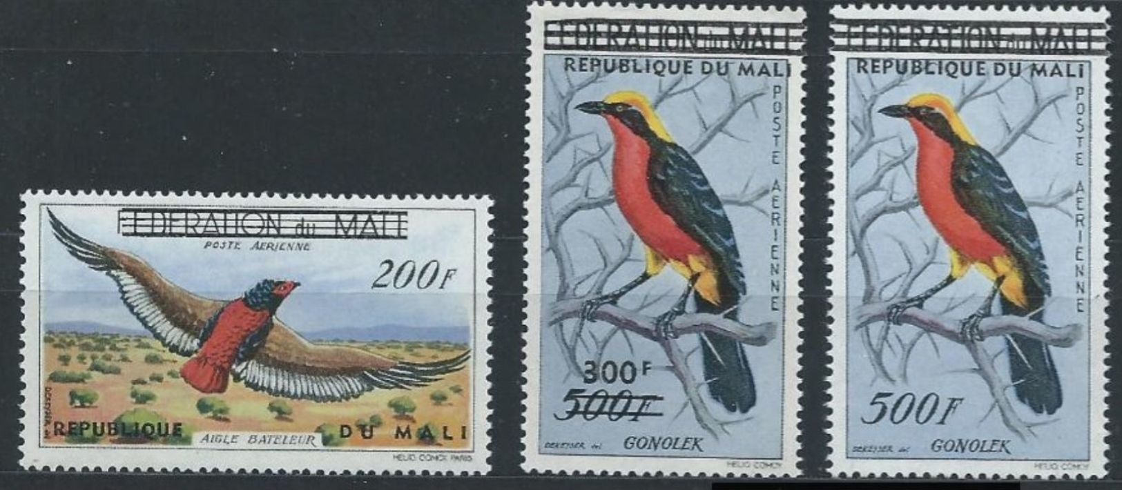 Leco - Mali 1965 ** Yv PA 6/8  MNH Neufs - Luxe - - Collections, Lots & Series