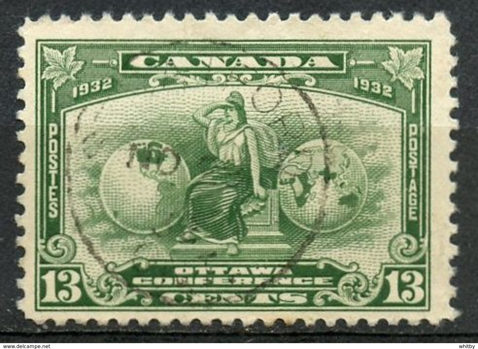 Canada 1932 13 Cent Britannia Issue  #194  SON - Used Stamps