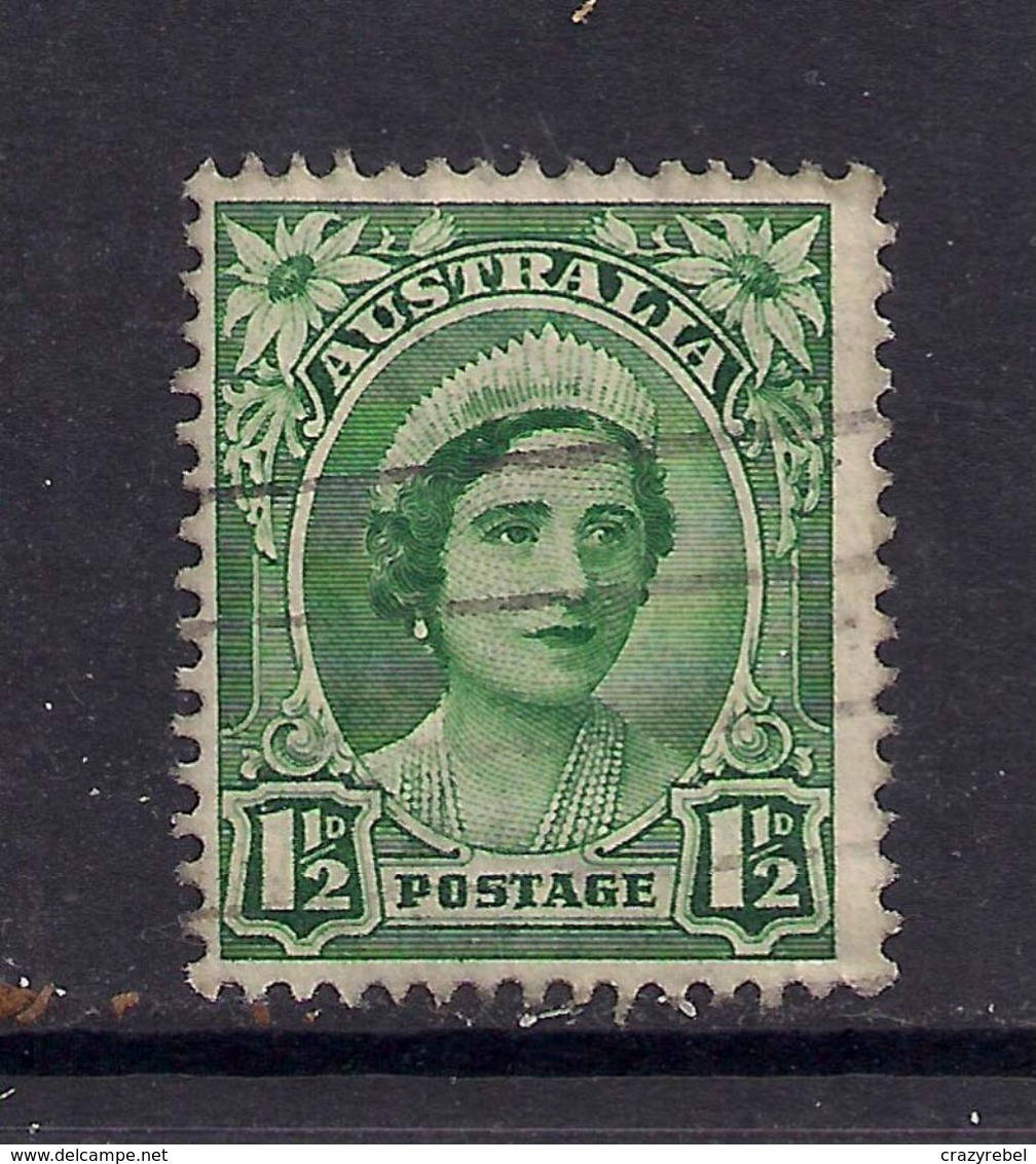 Australia 1942 KGV1  1 1/2d Green Used Stamp SG 204.  ( H789 ) - ...-1854 Prefilatelia