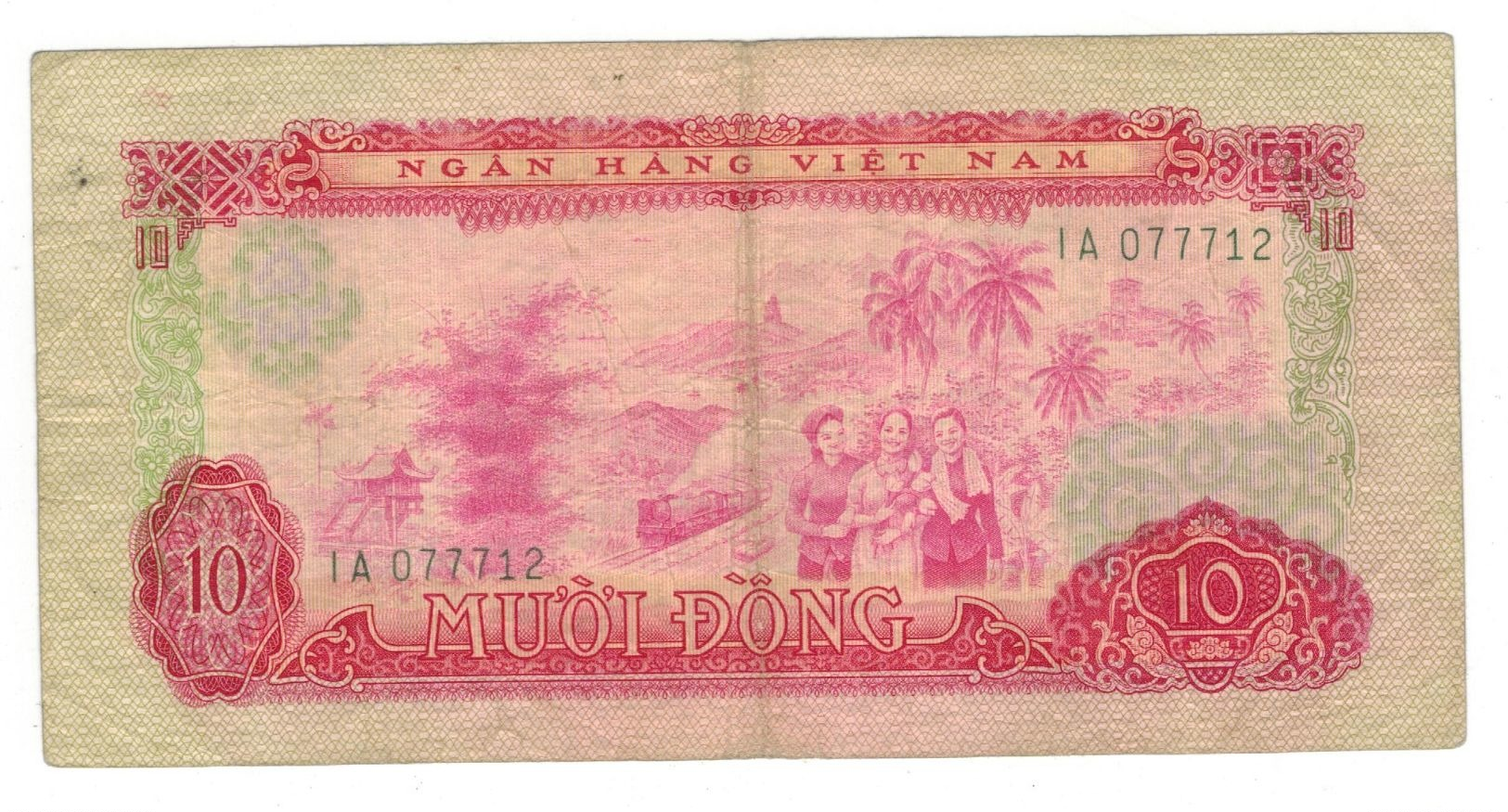 South Vietnam 10 Dong P-43, 1966, VF. - Viêt-Nam