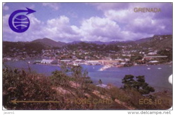 GRENADA : 002C EC$20 ST Georges (small Notch) USED - Grenada