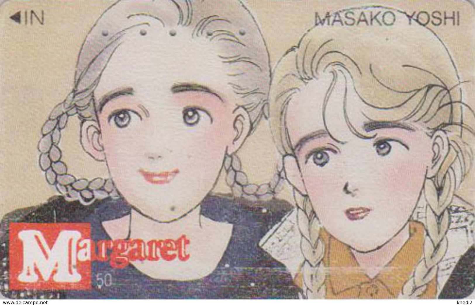 Télécarte Japon / 110-011 - MANGA - MARGARET By MASAKO YOSHI - ANIME Japan Phonecard - 10149 - Comics