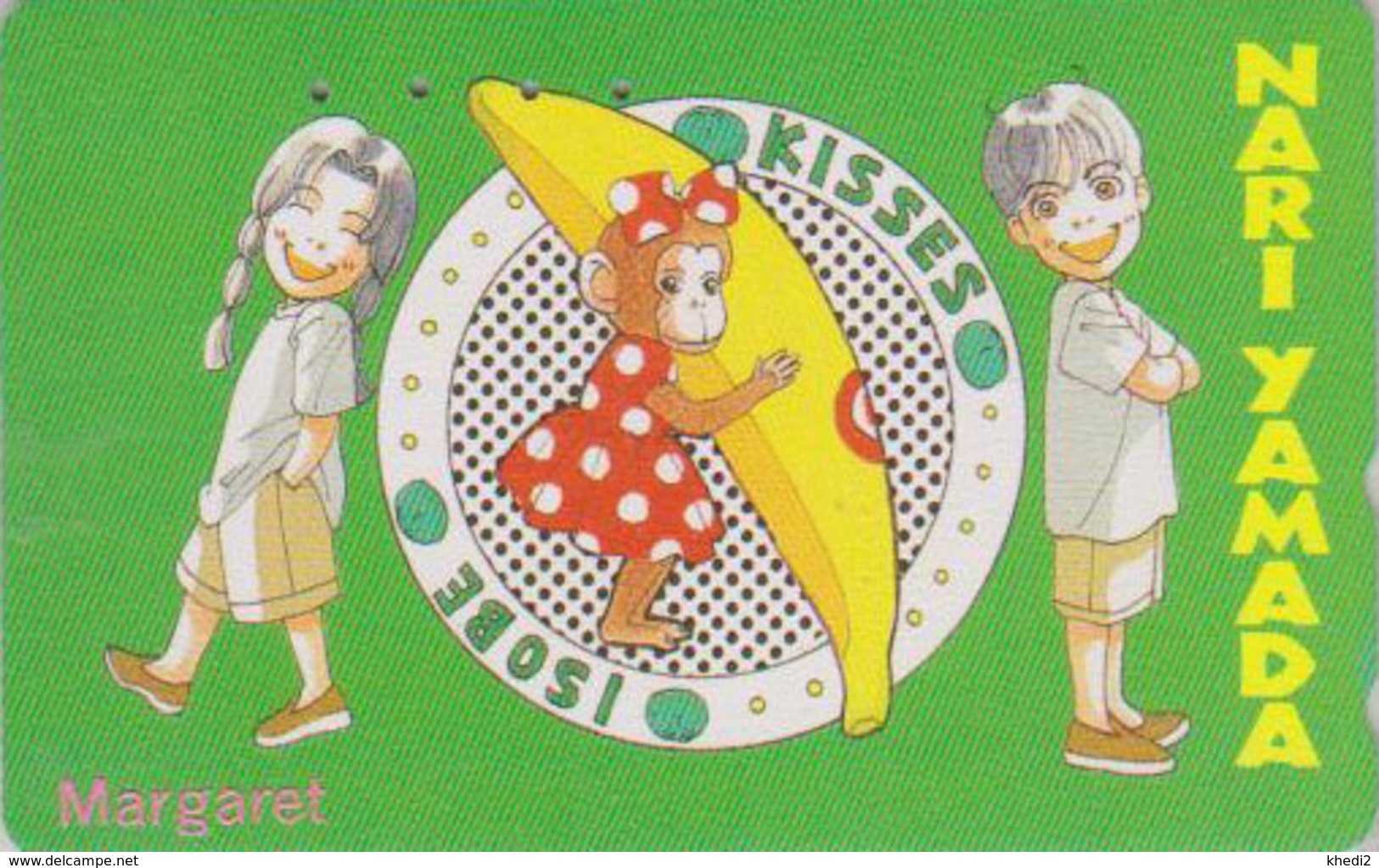 Télécarte Japon / 110-016 - MANGA - MARGARET By NARI YAMADA / Singe Monkey Affe Ape - ANIME Japan Phonecard - 10156 - Stripverhalen