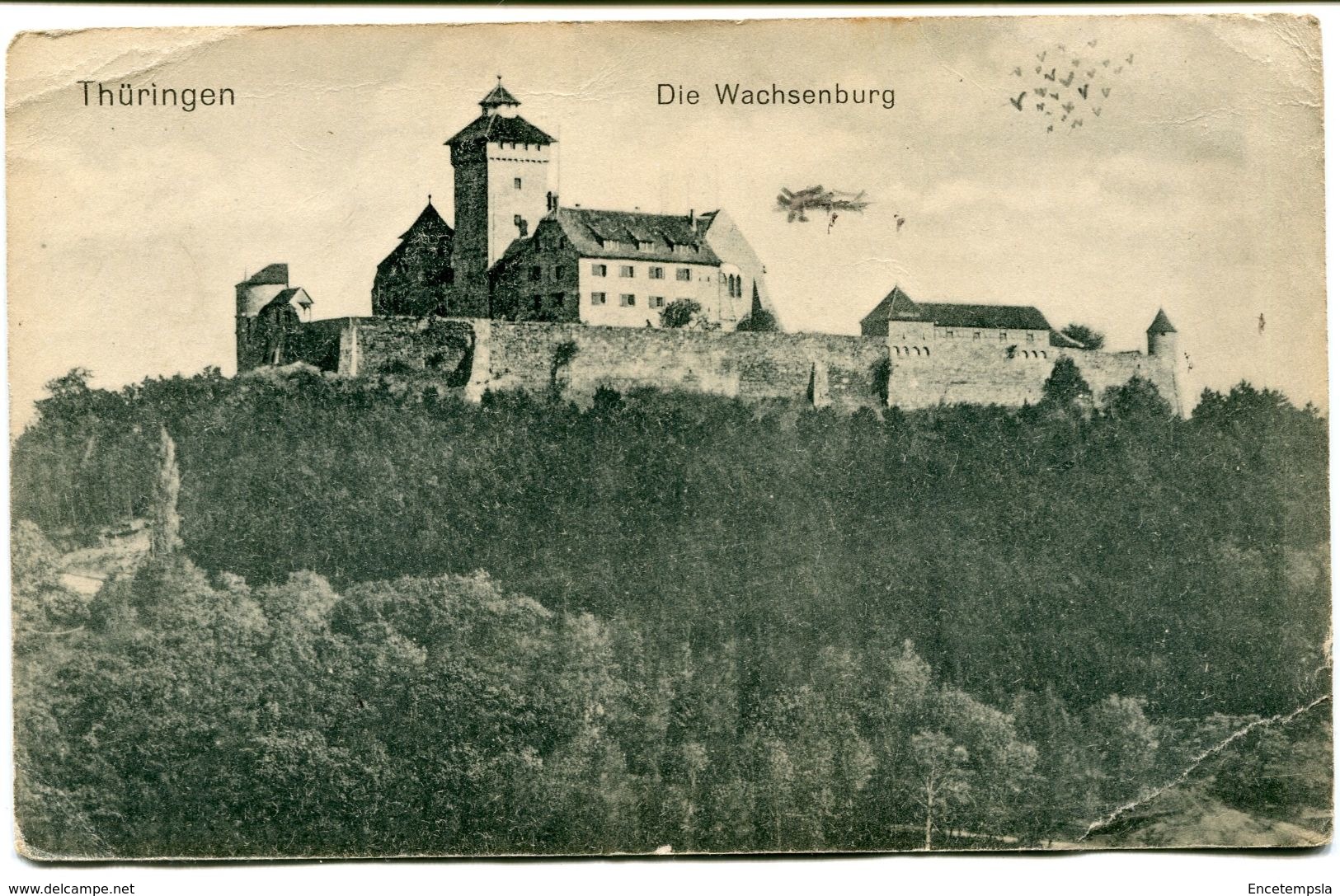 CPA - Carte Postale - Allemagne - Thuringe - Eisenach - Die Wachsenburg - 1919 (CP373) - Eisenach