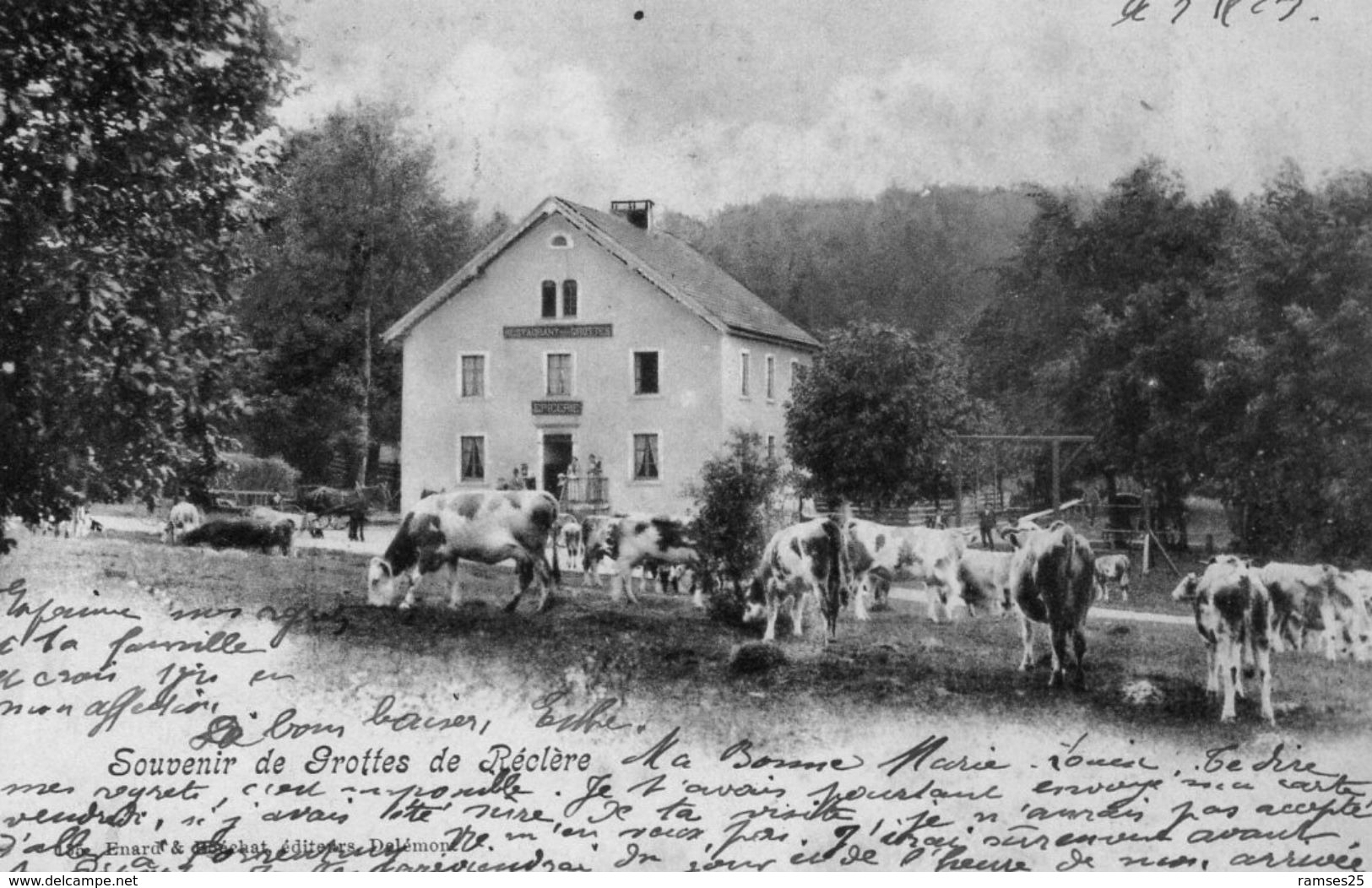 (60) CPA  Grottes De Reclere   (Bon Etat) - Réclère