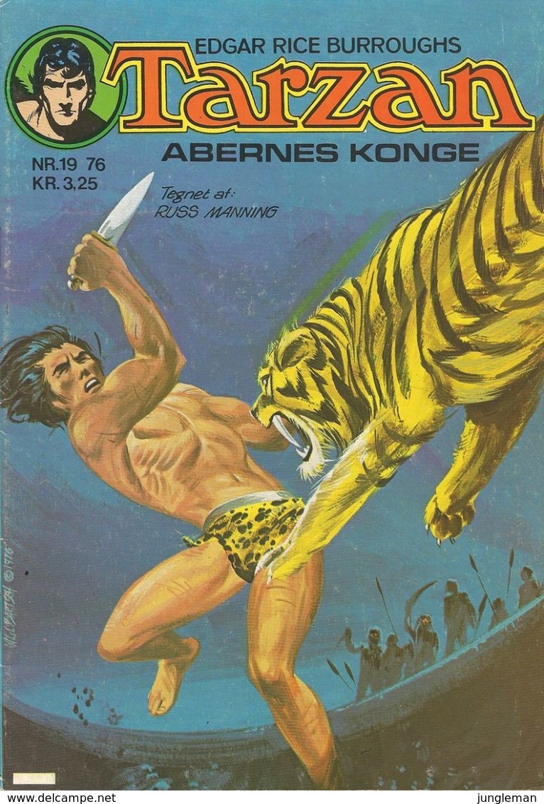 Tarzan Abernes Konge N° 19 + Johnny Weissmuller - (in Danish) Williams Forlag - 1976 - Limite Neuf - Scandinavian Languages